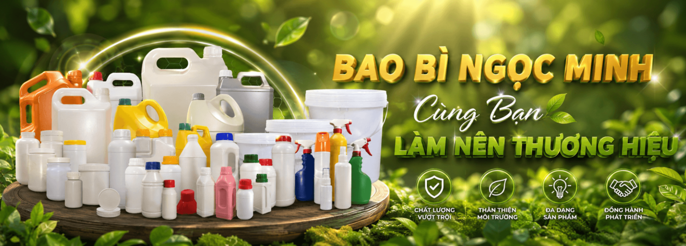 Công ty sản xuất chai nhựa hdpe, can nhựa, hủ nhựa, xô nhựa 