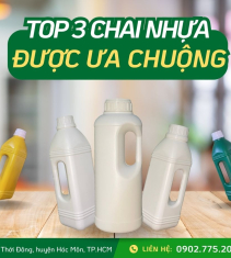 Top 3 mẫu chai nhựa HDPE có quai cầm tiện dụng được ưa chuộng