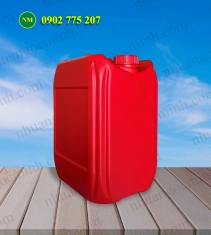Can HDPE 20 Lít Vuông Đựng Hóa Chất 