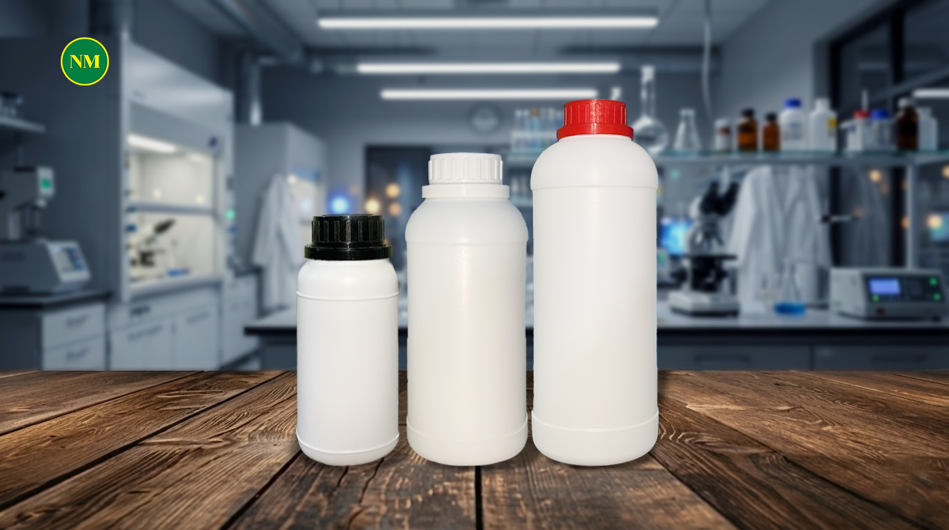 bộ 3 chai đựng hóa chất