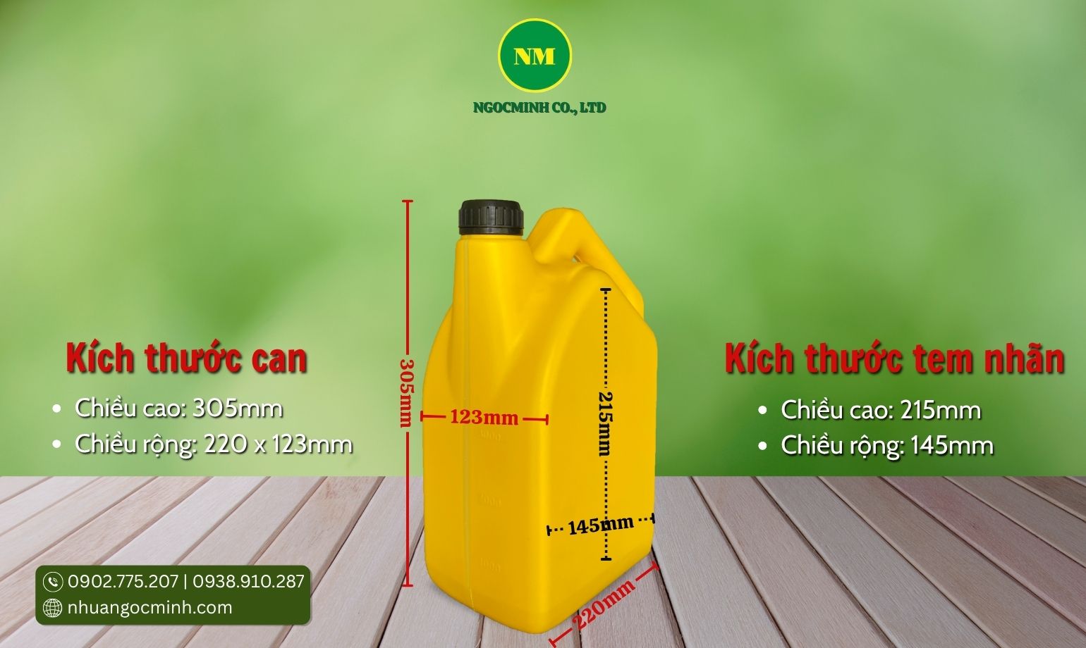 can nhựa 4 lít đựng nhớt
