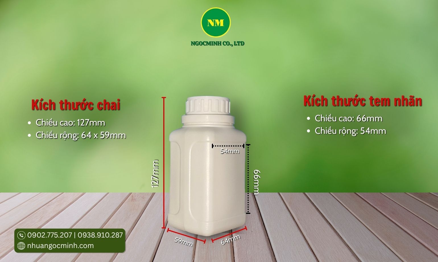 chai nhựa hdpe 250ml vuông