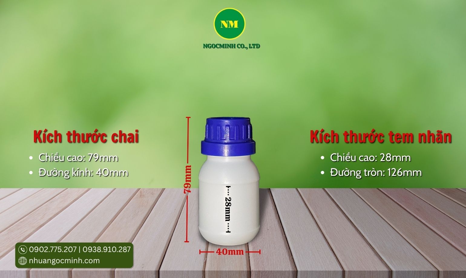 chai nhựa 50ml