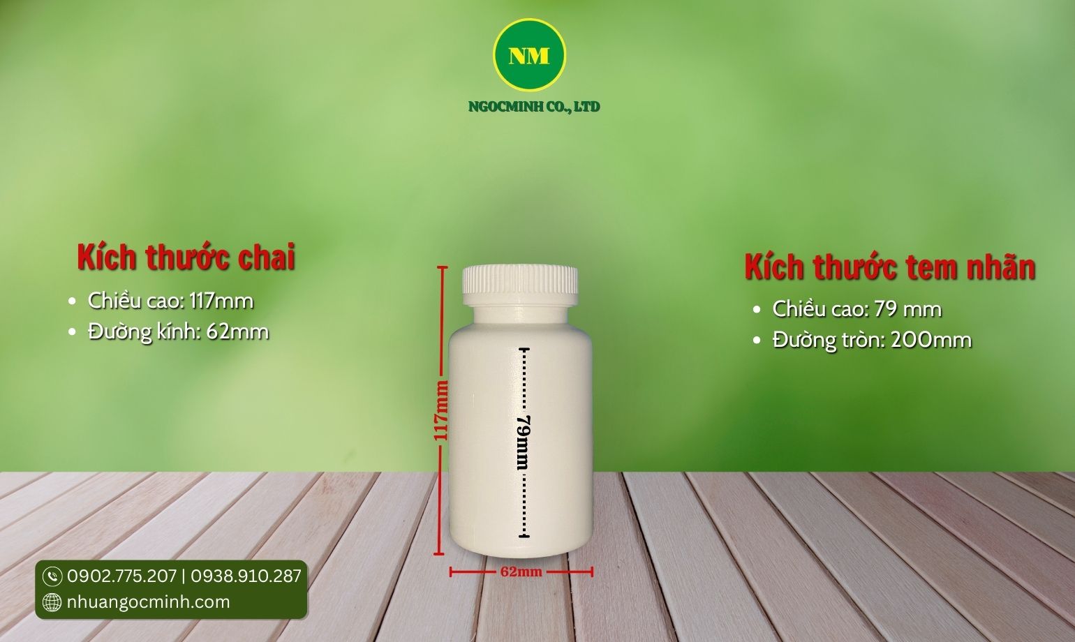 hủ nhựa đựng thuốc viên 250cc