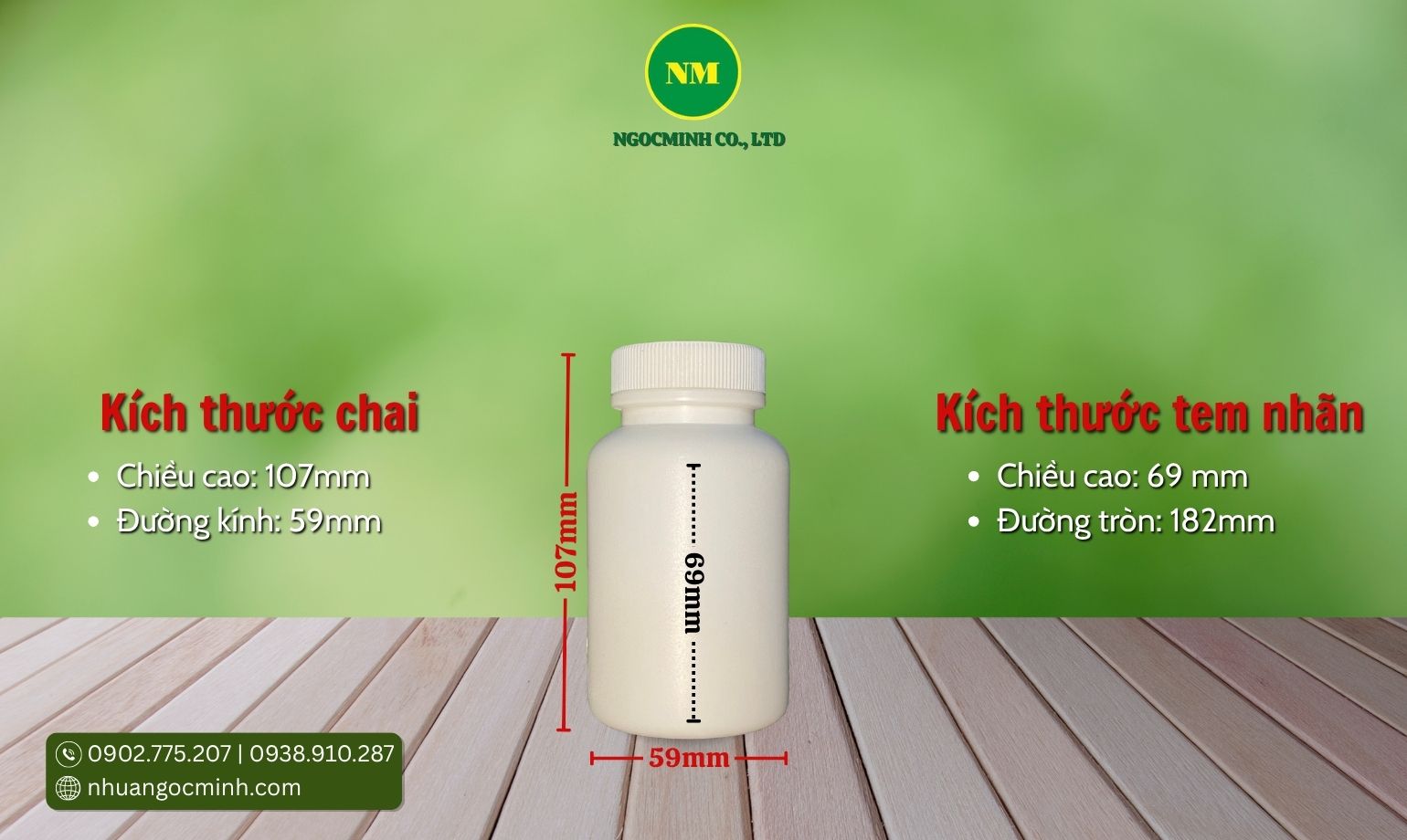 hủ nhựa nhỏ 250g
