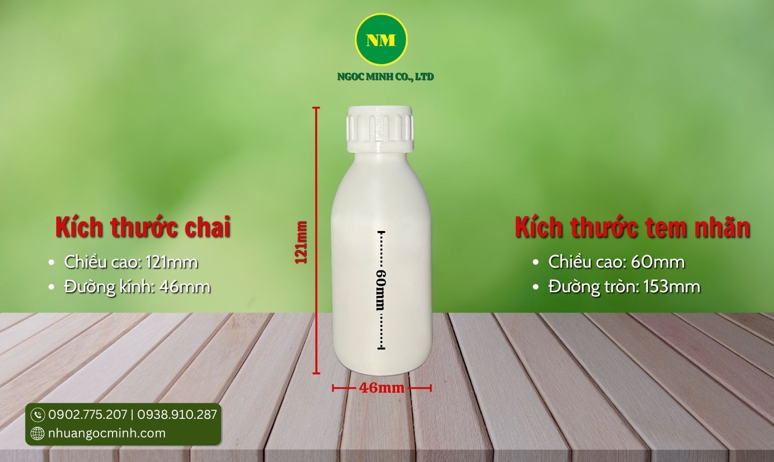chai nhựa 100ml