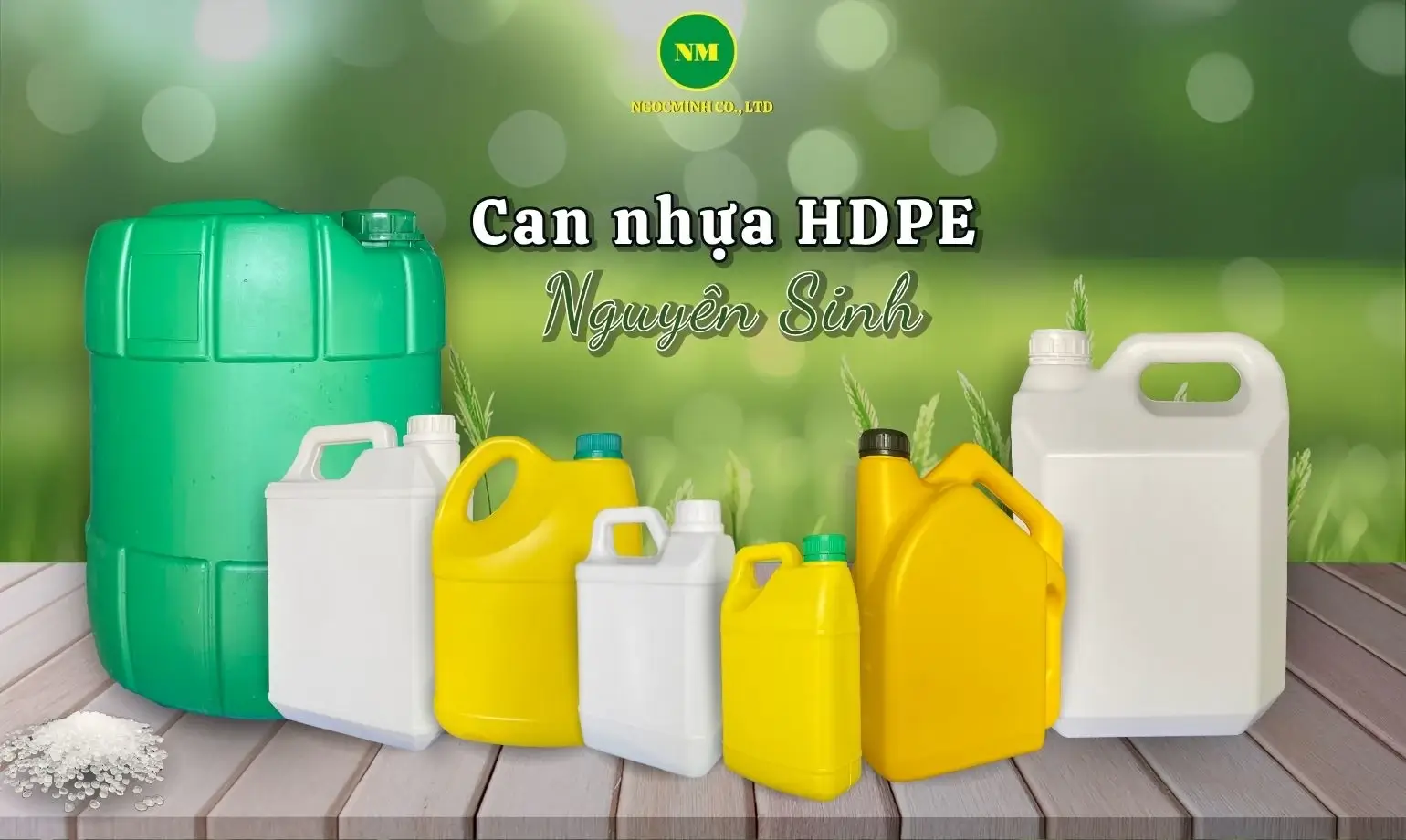 can nhựa hdpe nguyên sinh