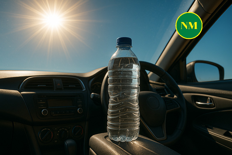 chai nhựa bị phơi nắng có nguy hiểm không?