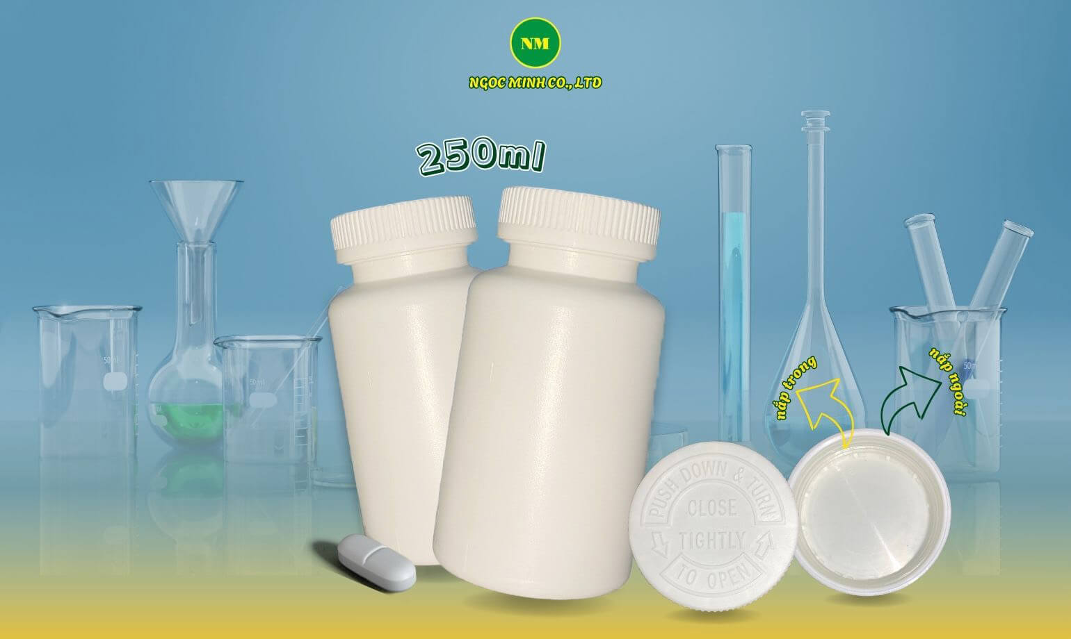 lọ nhựa đựng dược phẩm
