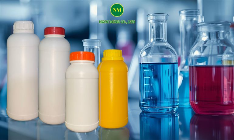 chai nhựa đựng hóa chất
