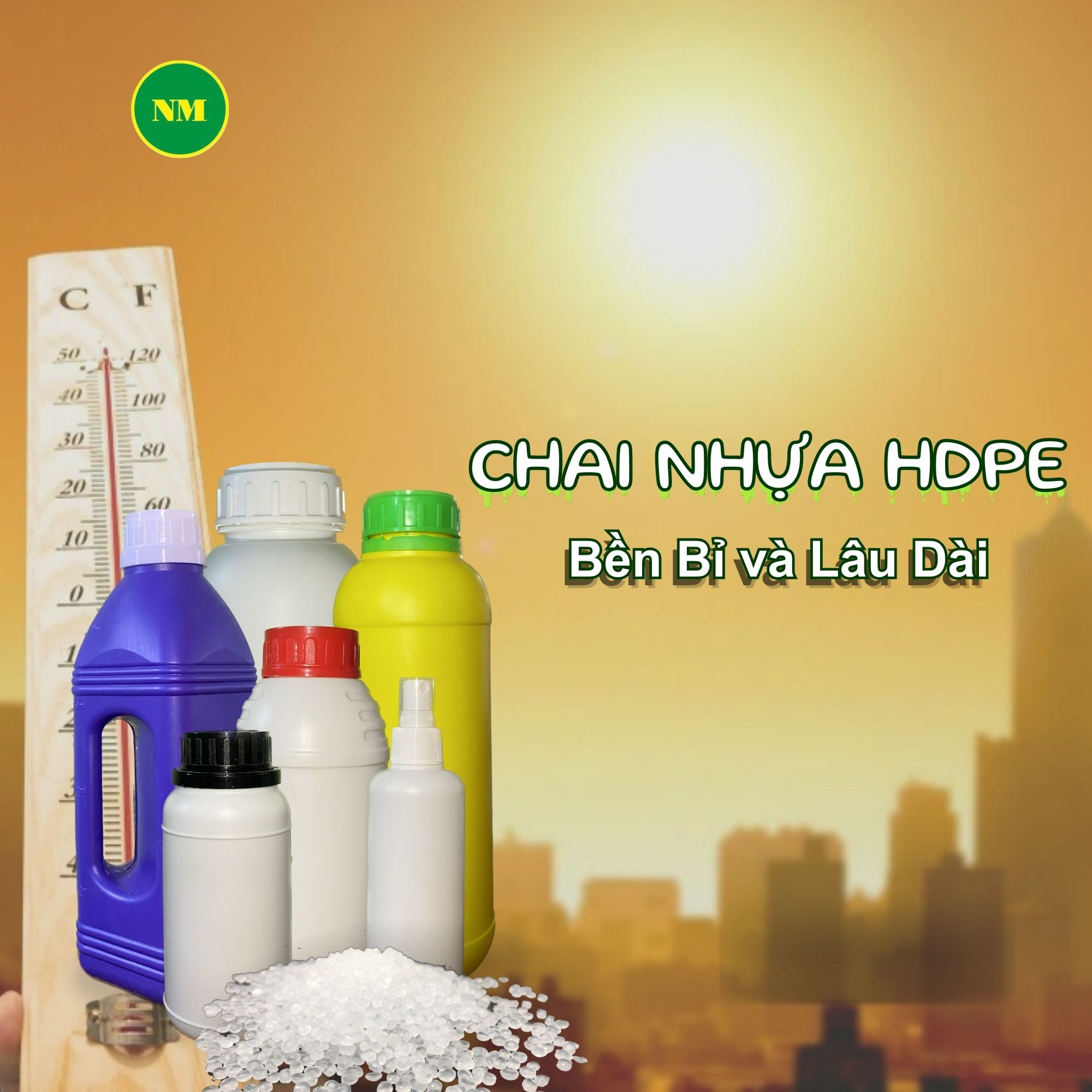 chai nhựa hdpe chịu nhiệt